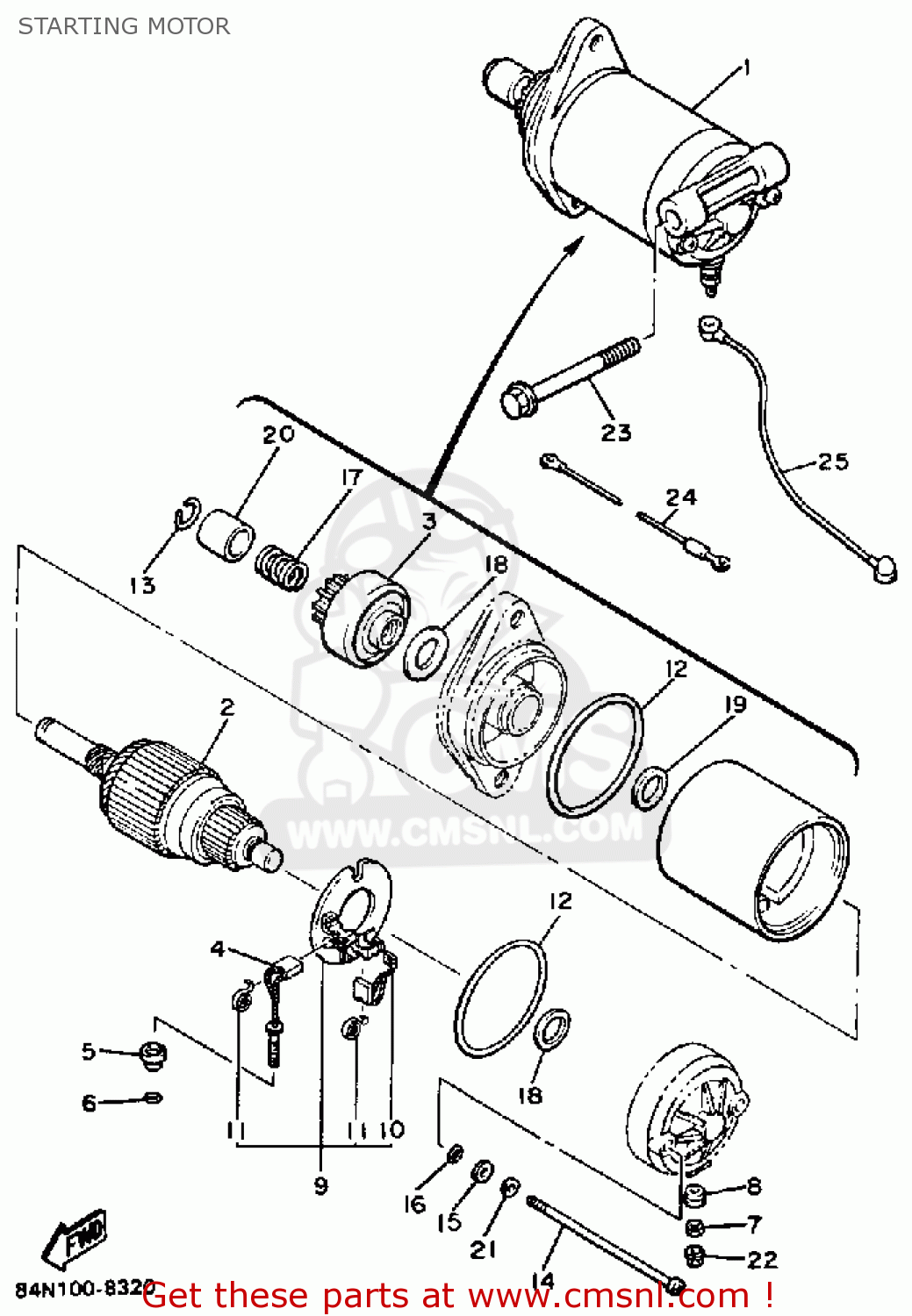 ARMATURE ASSY for CS340EC 1999 - order at CMSNL