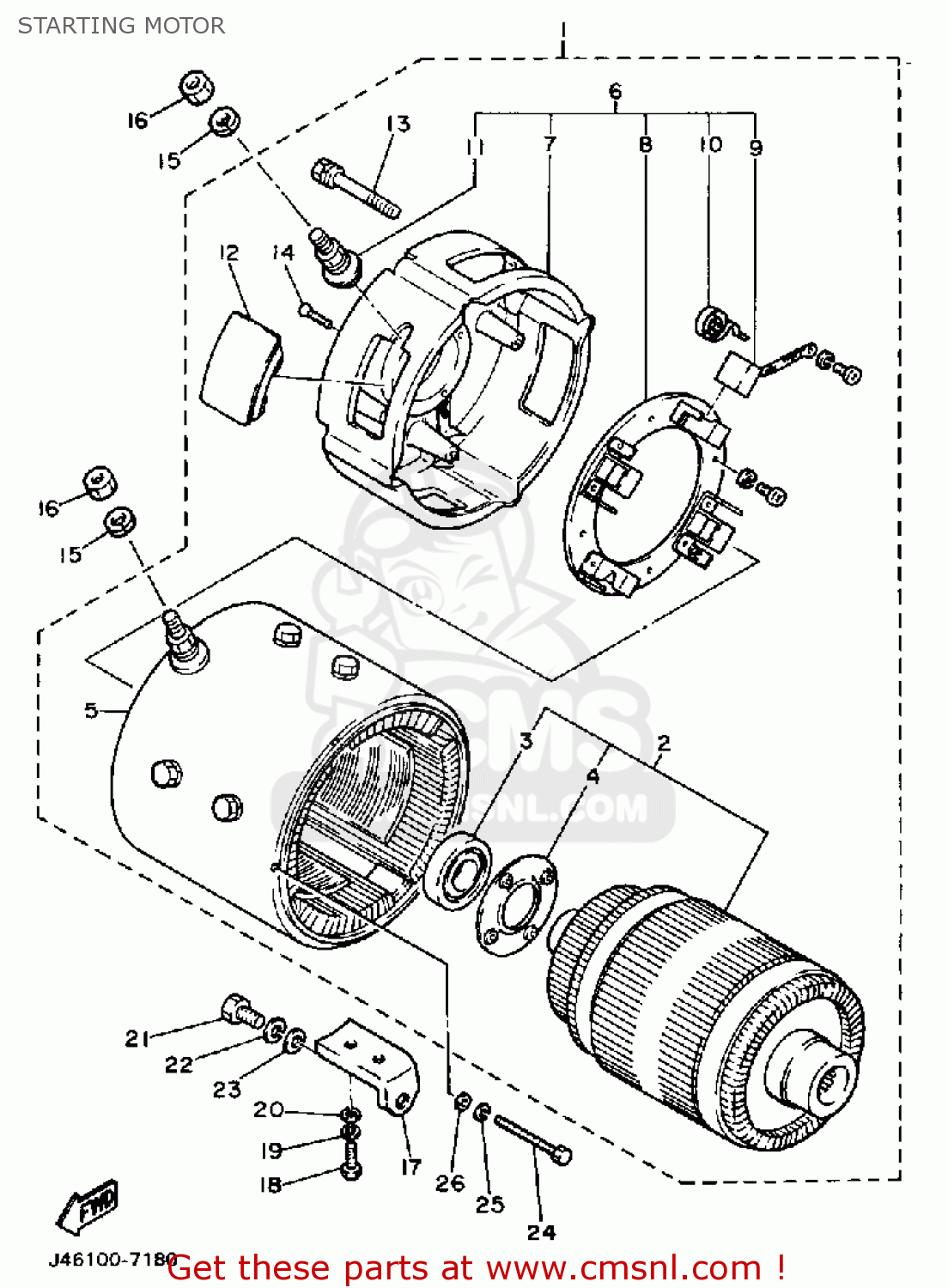 J468185010 Armature Assy Yamaha buy the J468185010 at CMSNL