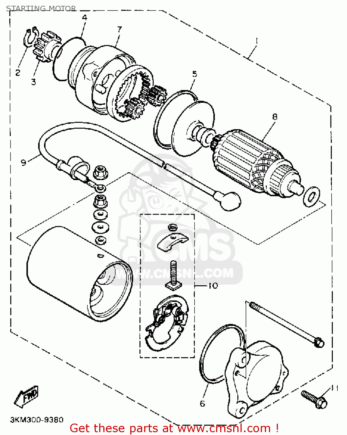 3KM8185000: Armature Assy Yamaha - buy the 3KM-81850-00 at CMSNL