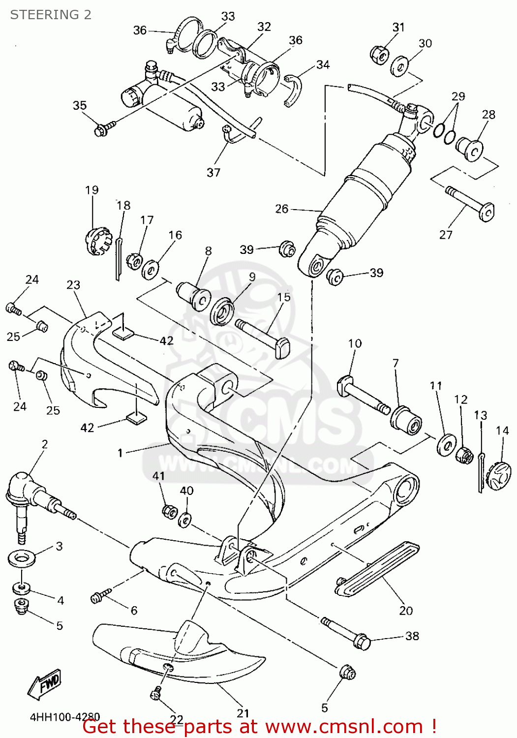 4BH2387300 Bearing, Steering Upper Yamaha buy the 4BH2387300 at CMSNL