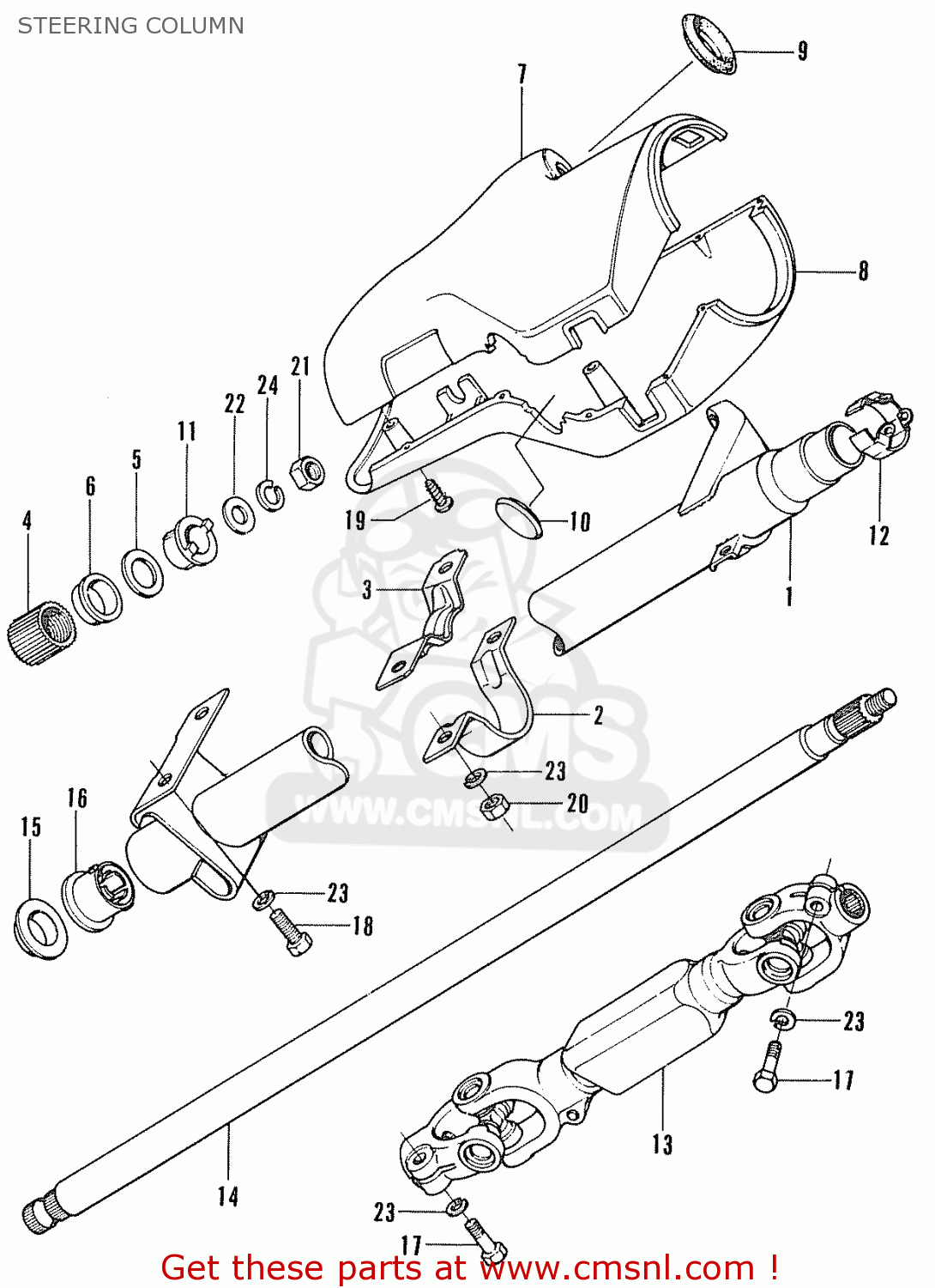 53210634000 Housing, Steering Column Honda buy the 53210634000 at