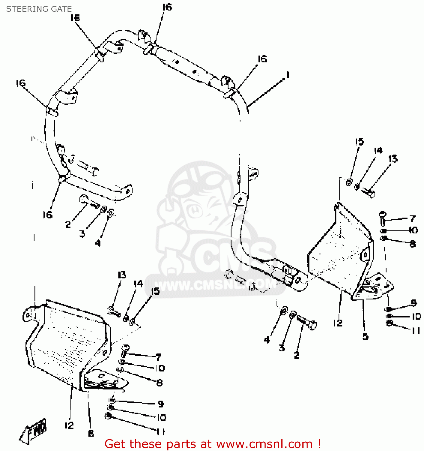 DAMPER,NOISE 11 for GP440 1976 order at CMSNL