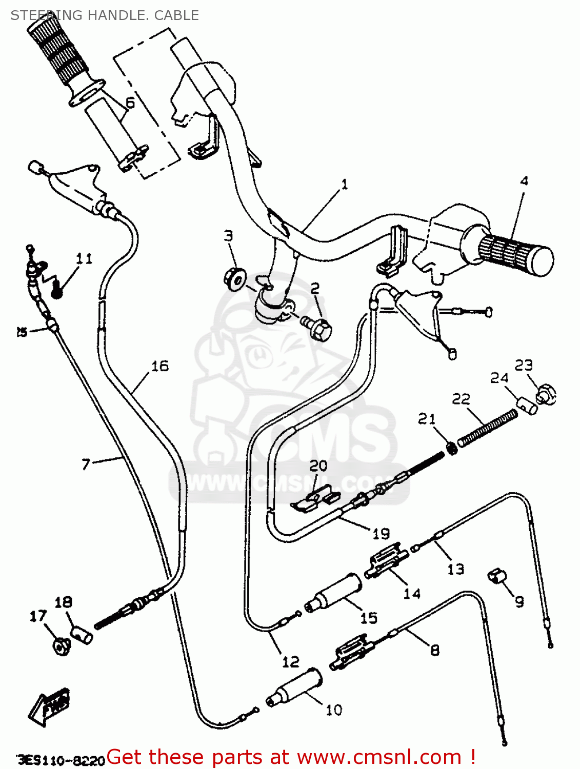 4EYH338200: Bell Yamaha - buy the 4EY-H3382-00-00 at CMSNL