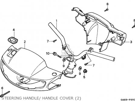 Honda dio handle online cover