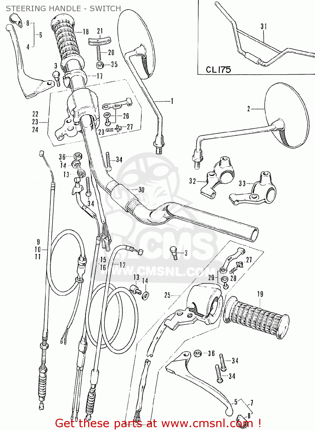 17910314650: Cable,throttle Honda - buy the 17910-314-650 at CMSNL