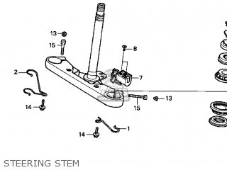 (53219-MAA-B00) STEM SUB-ASSY., STRG (53219-MAA-B00) STEM SUB-ASSY., STRG