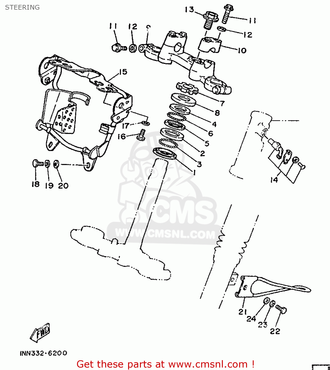 STEERING LOCK ASSY for SR125 1987 2JW SPAIN 272JW352S1 order at CMSNL