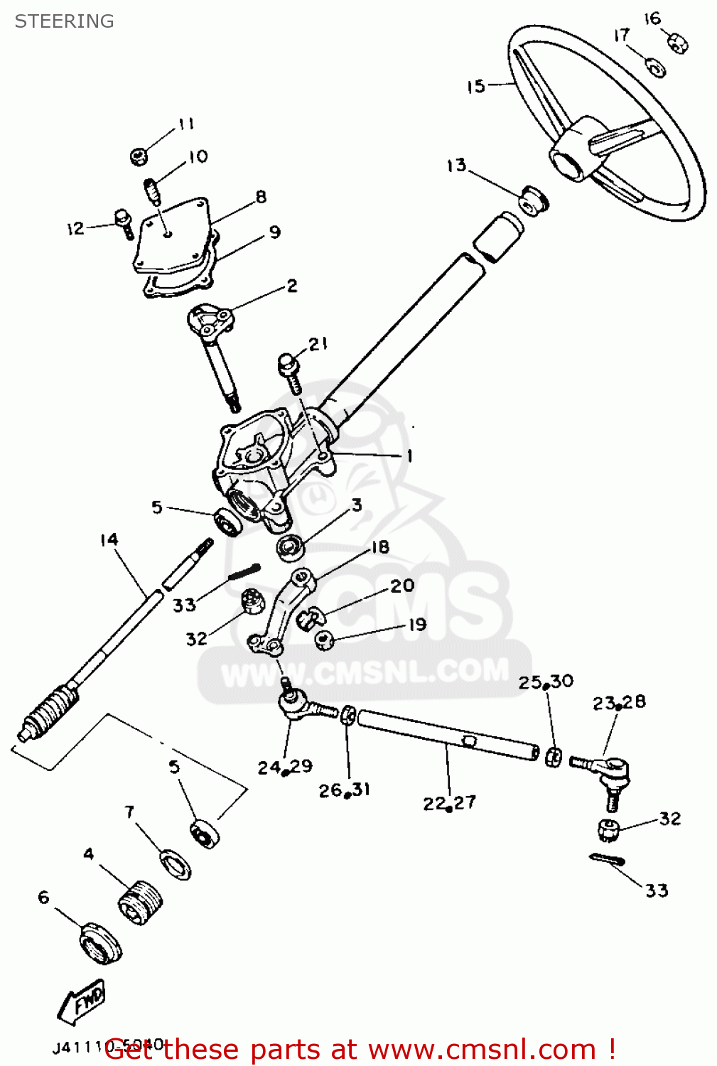 COLUMN,STEERING for G2EB 1987 order at CMSNL