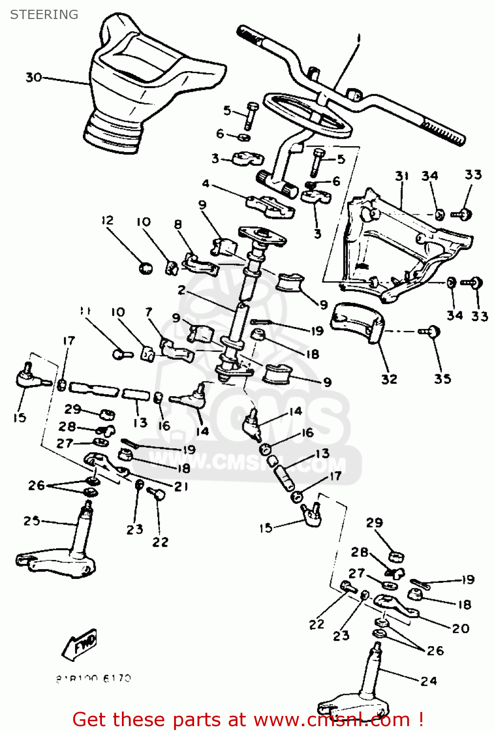 BOLT for XT500 1986 56U GERMANY 2656U332G2 order at CMSNL
