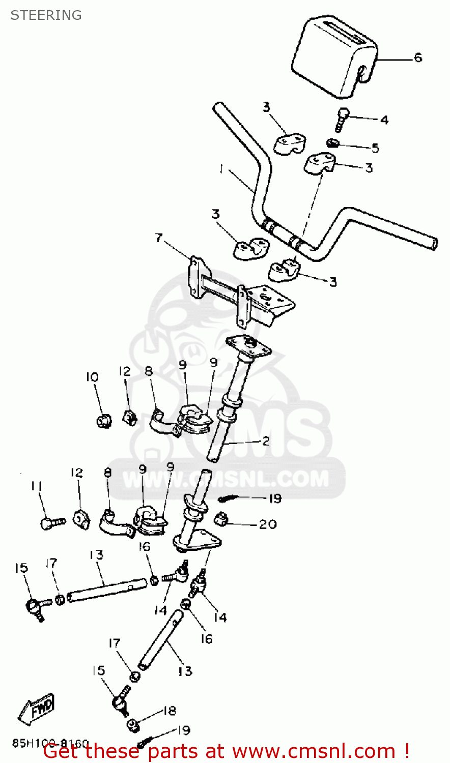 Yamaha NUT, NYLON (E57) 9018510005 Yamaha NUT, NYLON (E57) 9018510005