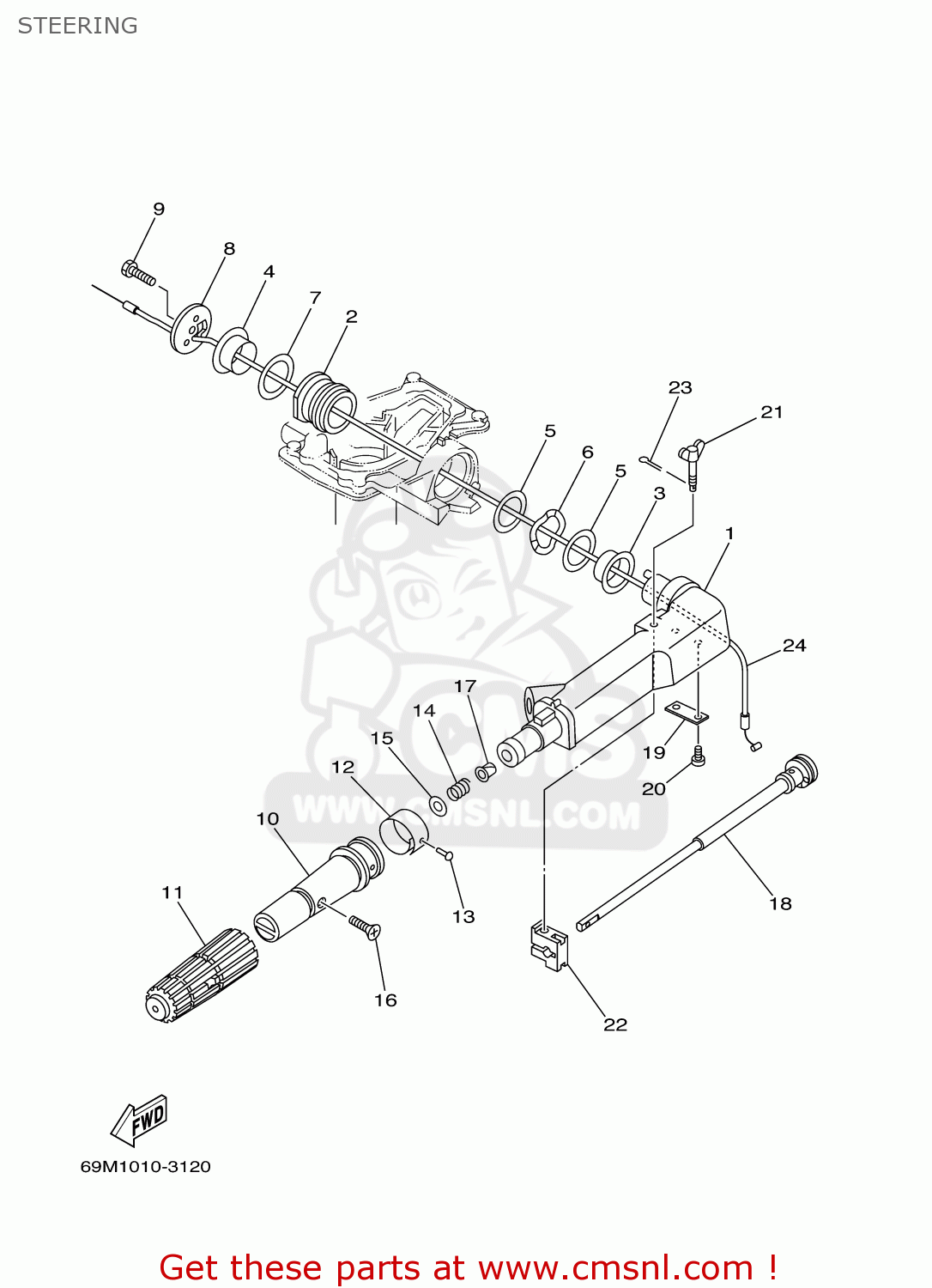 Yamaha INDICATOR, THROTTLE 69MG213700