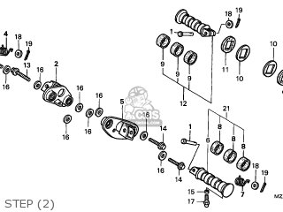 50661MZ8G20: Rubber,main Step Honda - buy the 50661-MZ8-G20 at CMSNL