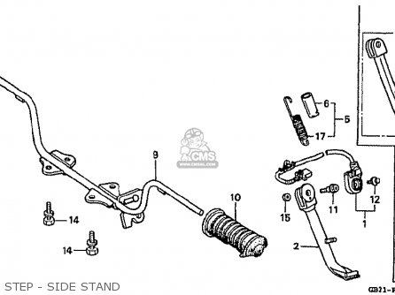 Stand Assy.,side (jdm) photo