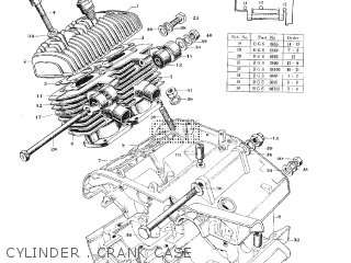 CYLINDER . CRANK CASE - 250TB