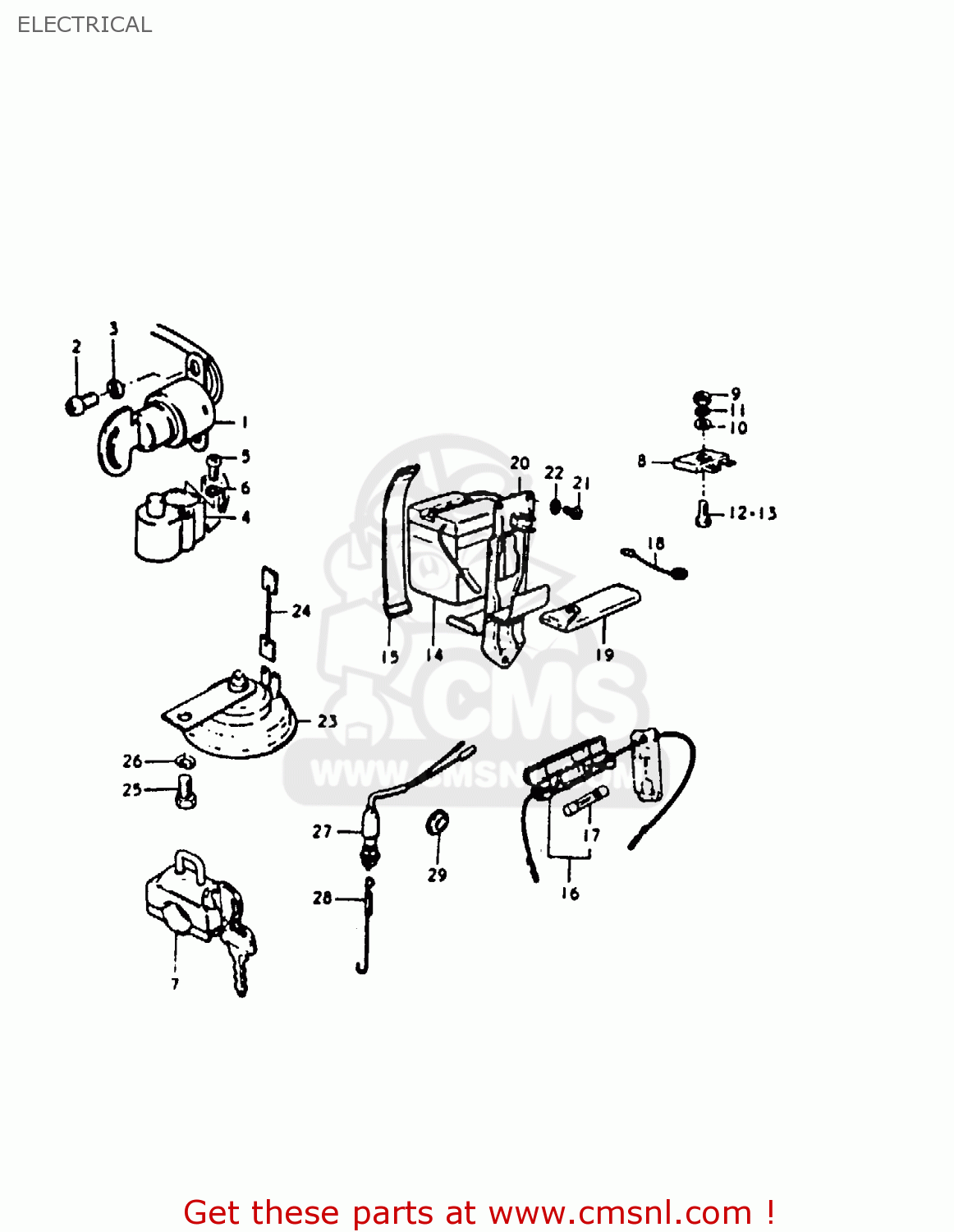ELECTRICAL A100 1973 (K) UNITED KINGDOM (E02)