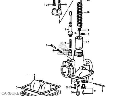 CARBURETOR - A100 1973 (K) UNITED KINGDOM (E02)