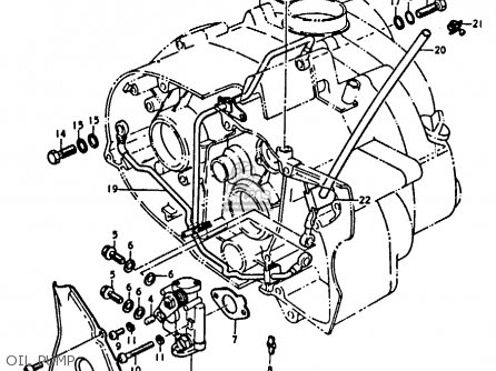 OIL PUMP - A100 1973 (K) UNITED KINGDOM (E02)