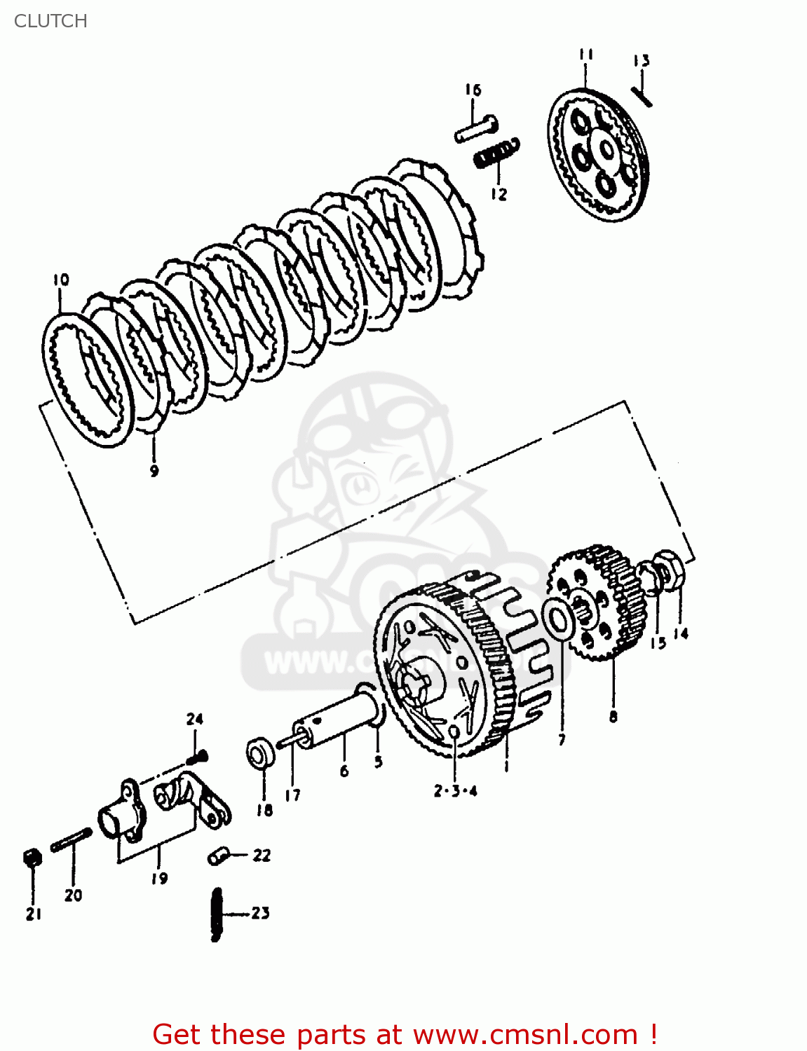 CLUTCH A100 1975 (M) UNITED KINGDOM (E02)