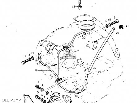 OIL PUMP - A100 1976 1977 (A) (B) USA (E03)
