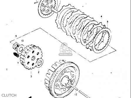 CLUTCH - A100 1976 1977 (A) (B) USA (E03)