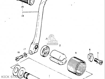 KICK STARTER - A100 1976 1977 (A) (B) USA (E03)