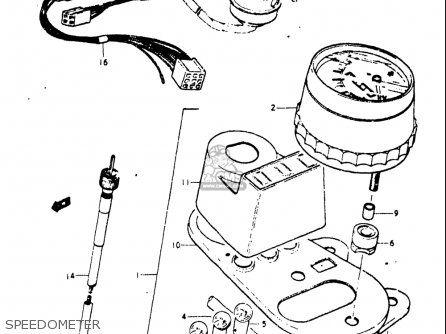 SPEEDOMETER - A100 1976 1977 (A) (B) USA (E03)