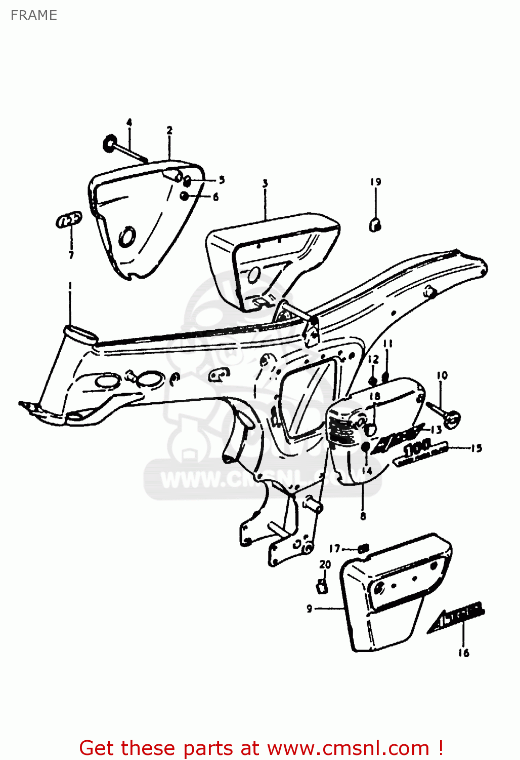 FRAME A100-4 1978 (C) GENERAL EXPORT (E01)
