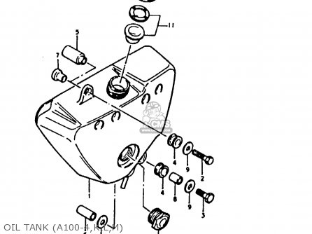 OIL TANK (A100-4,K,L,M) - A100-4 1978 (C) GENERAL EXPORT (E01)