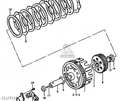 CLUTCH - A100-4 1978 (C) GENERAL EXPORT (E01)