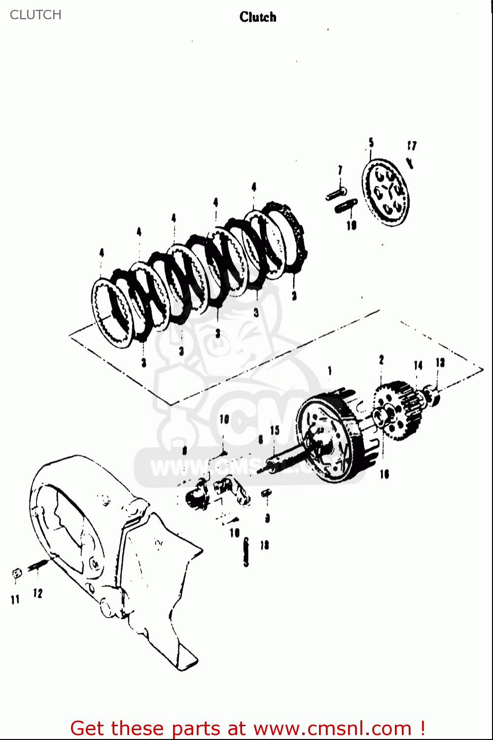 CLUTCH A100 AS100 AC100 1969 USA (E03)