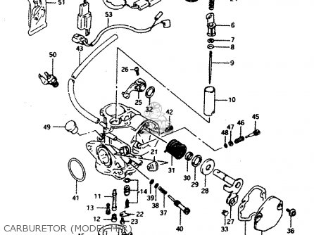 Suzuki ad50 двигатель