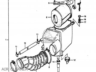 AIR CLEANER - ALT125 1984 (E) USA (E03)