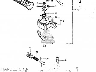 Suzuki ALT50 1983 (D) USA (E03) parts lists and schematics