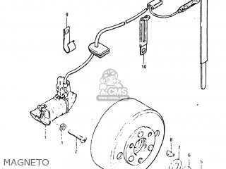 Suzuki ALT50 1983 (D) USA (E03) parts lists and schematics