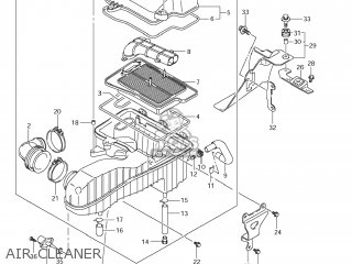 AIR CLEANER - AN400A BURGMAN 2009 (K9) USA (E03)