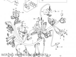 Suzuki AN650 BURGMAN 2003 (K3) USA (E03) parts lists and schematics