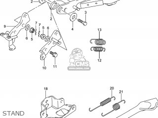 Suzuki AN650Z BURGMAN 2014 (K4) USA (E03) parts lists and schematics