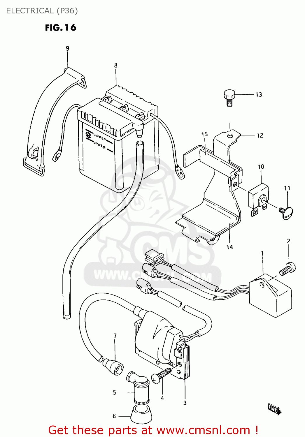 ELECTRICAL (P36) AX100 1994 (R) BARBADOS (E94) / P36 P48