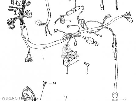 WIRING HARNESS - AX100 1994 (R) BARBADOS (E94) / P36 P48