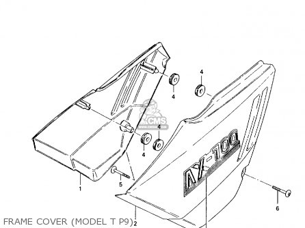 FRAME COVER (MODEL T P9) - AX100 1994 (R) BARBADOS (E94) / P36 P48