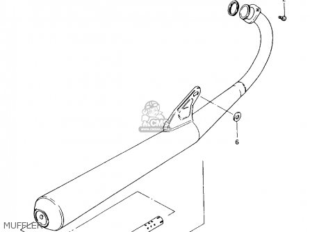 MUFFLER - AX100 1994 (R) BARBADOS (E94) / P36 P48