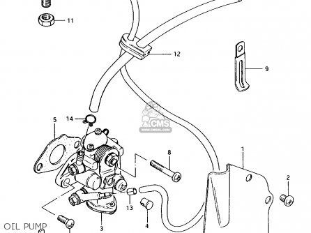 OIL PUMP - AX100 1994 (R) BARBADOS (E94) / P36 P48