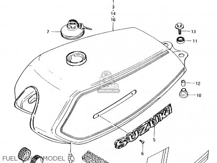 FUEL TANK (MODEL R) - AX100 1996 (T) GENERAL EXPORT (E01) / P9