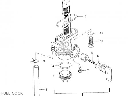 FUEL COCK - AX100 1996 (T) GENERAL EXPORT (E01) / P9