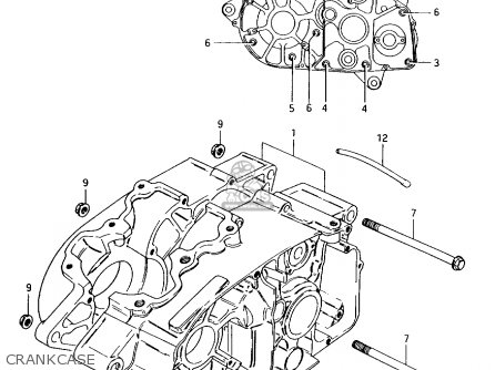 CRANKCASE - AX100 1996 (T) GENERAL EXPORT (E01) / P9