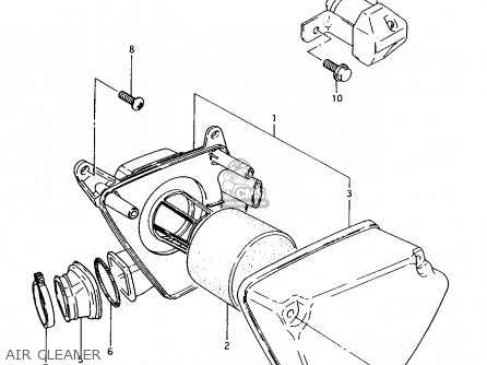AIR CLEANER - AX100 1996 (T) GENERAL EXPORT (E01) / P9