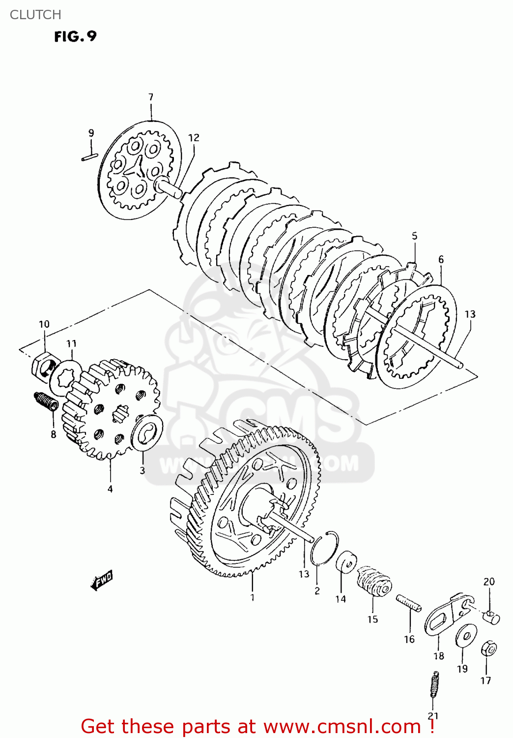 CLUTCH AX100 1997 (V) BARBADOS (E94) / P36 P48
