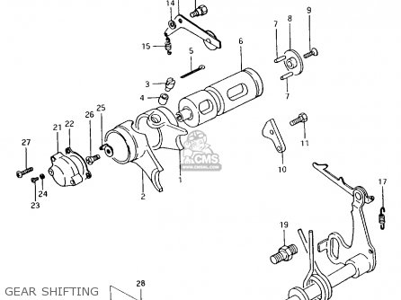GEAR SHIFTING - AX100 1997 (V) BARBADOS (E94) / P36 P48