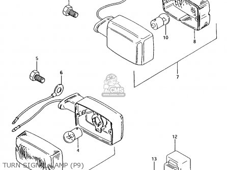 TURN SIGNAL LAMP (P9) - AX100 1997 (V) BARBADOS (E94) / P36 P48