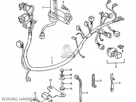 Suzuki CP50CH 1985 (F) parts lists and schematics p25 wiring diagram 